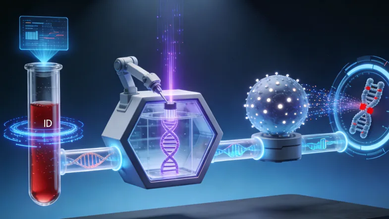 口腔拭子采样步骤示意图