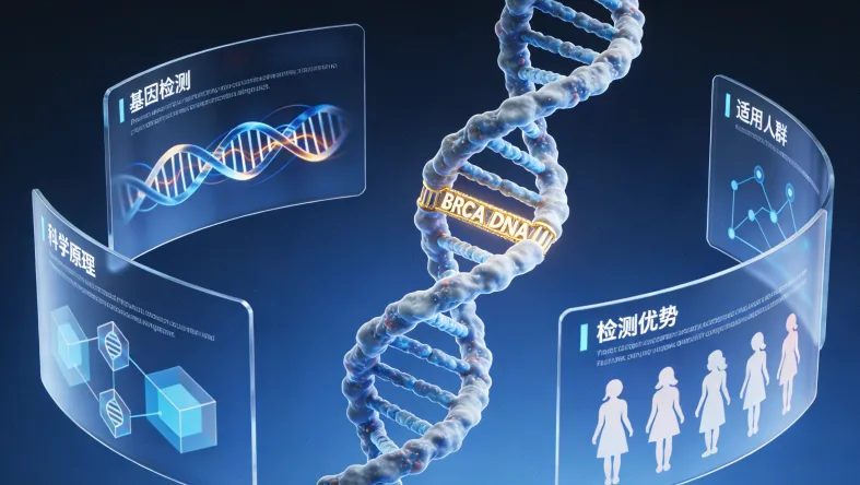 肠癌基因检测全流程示意图