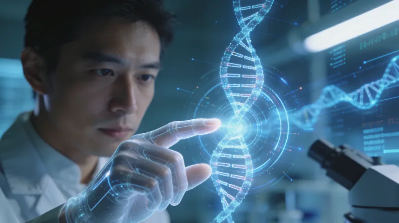 肿瘤组织切片与血液样本采集展示