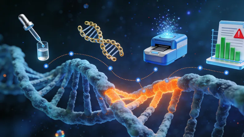 病理医生在显微镜下标记肿瘤细胞区域