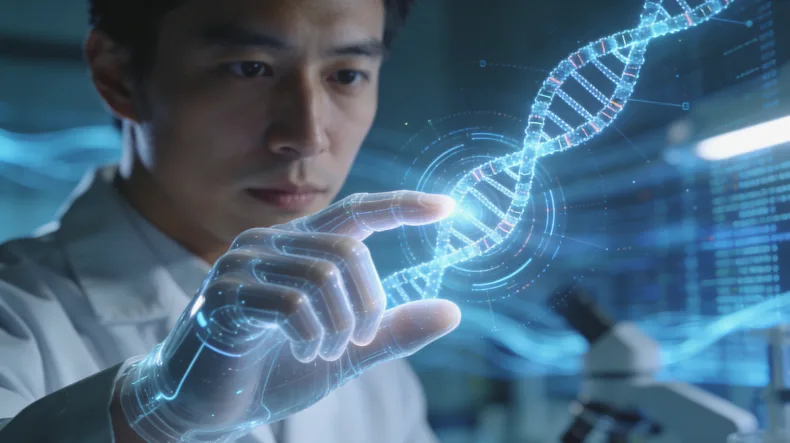 基因检测指导前列腺癌精准治疗示意图