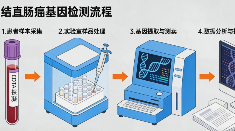 膀胱癌基因检测核心流程示意图