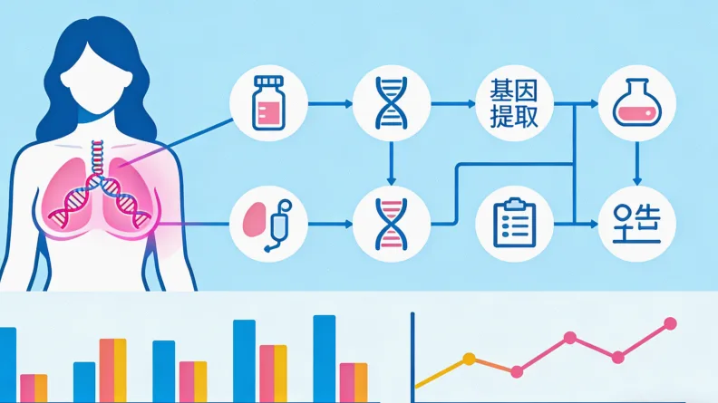 肿瘤组织样本与血液样本采集对比图