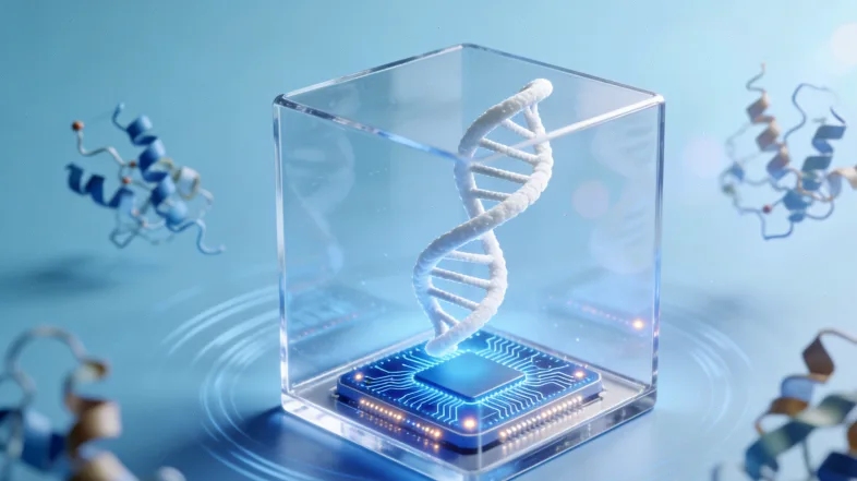 肺癌基因检测核心流程示意图