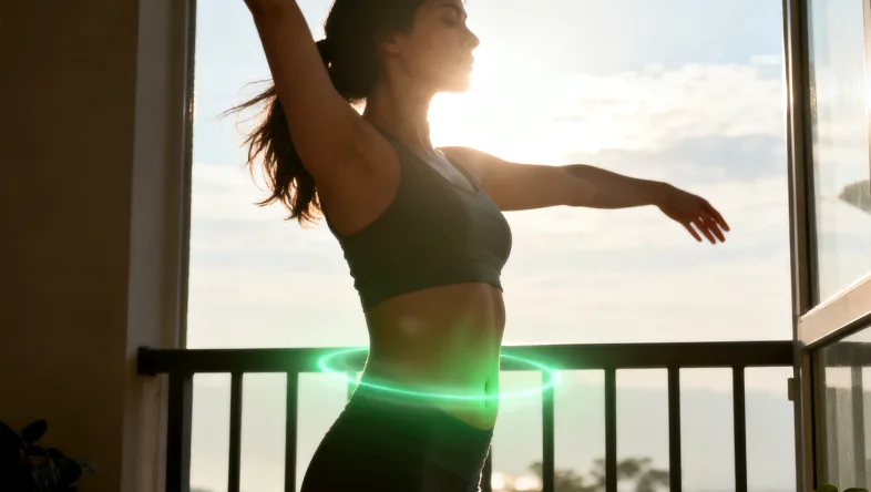 宫颈癌基因检测采样过程示意图