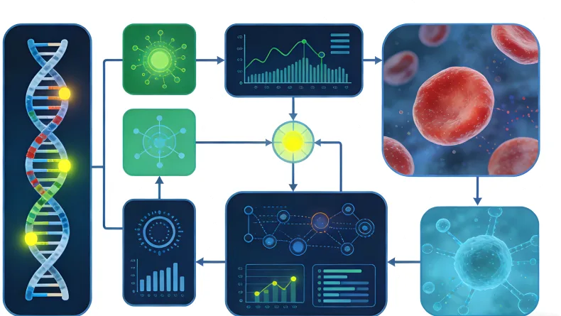 基因检测指导靶向治疗示意图