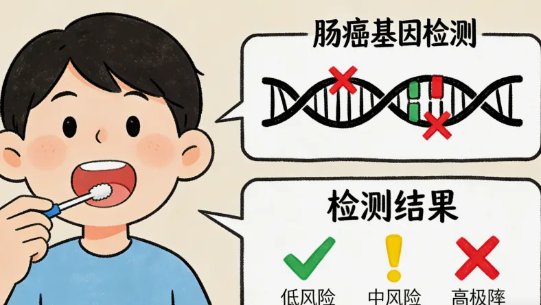 基因检测报告关键信息区域标注图