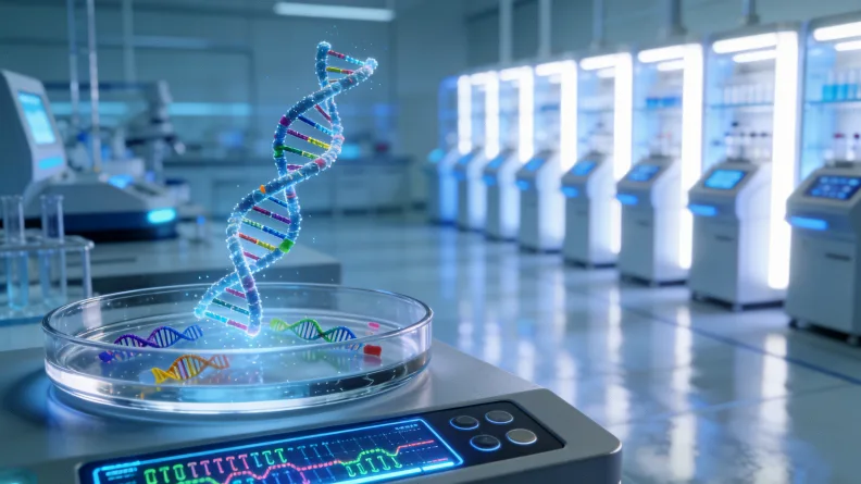 基因检测样本采集过程实拍