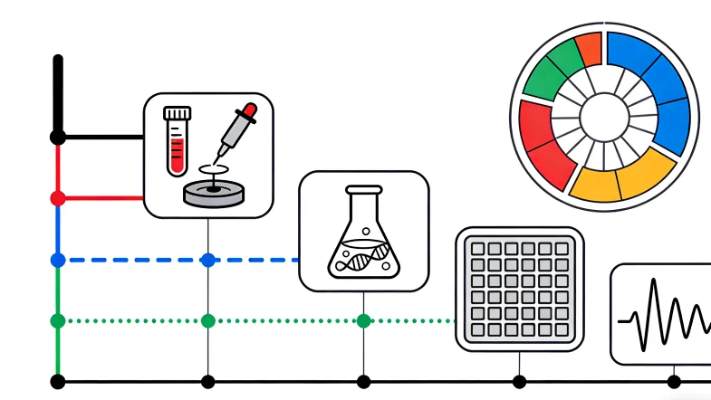 胰腺癌基因检测全流程示意图