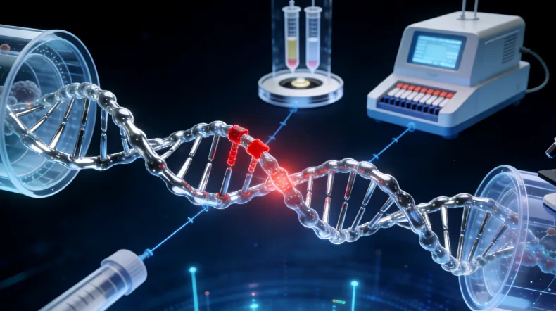 血液肿瘤基因检测核心流程示意图