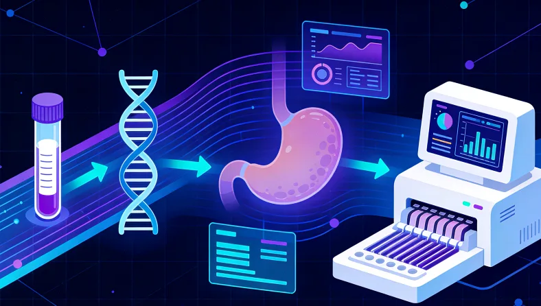从样本到报告的实验室检测步骤分解图