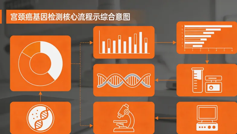 脑膜瘤基因检测核心流程示意图