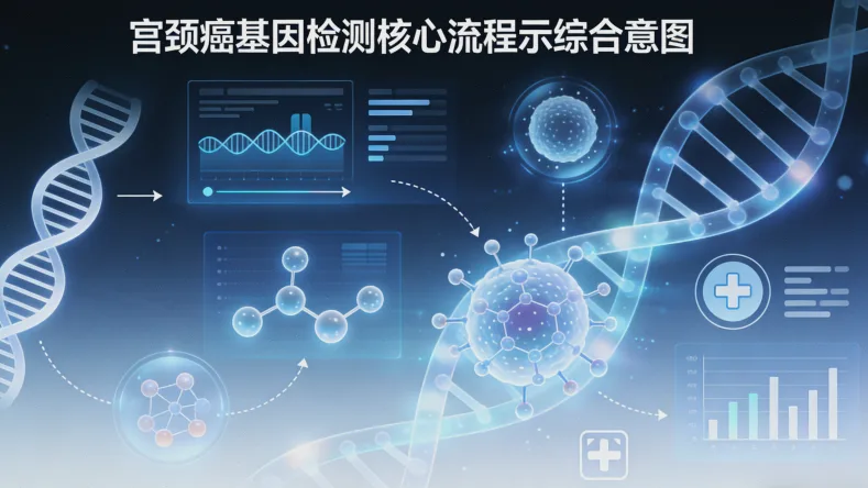 基因检测报告关键信息标注示例图