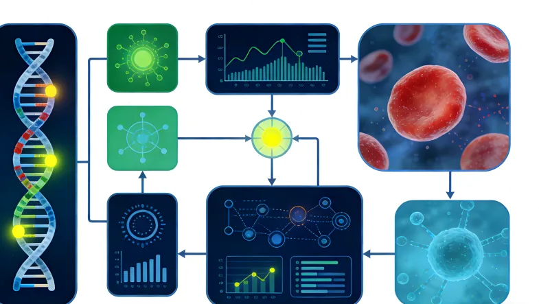 结直肠癌基因检测核心流程示意图