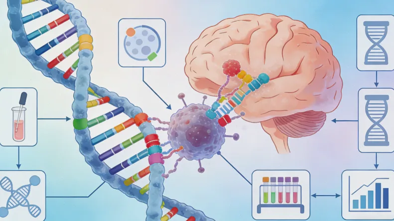 胃肠道间质瘤基因检测核心流程示意图
