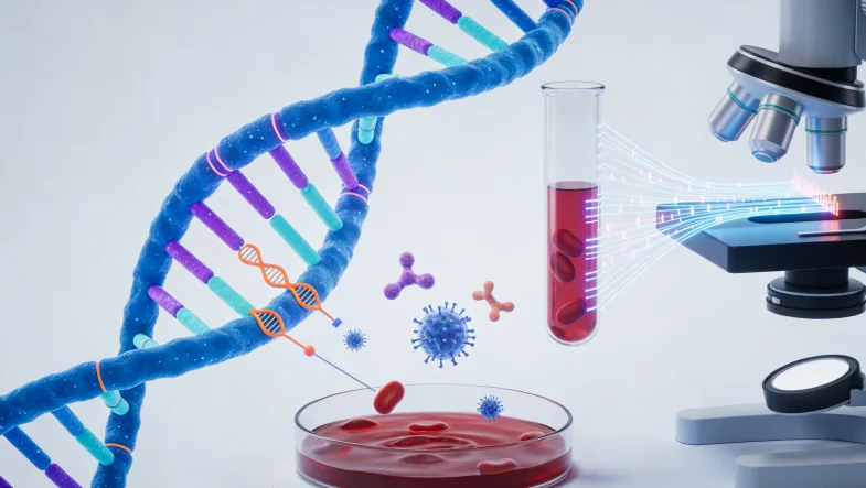 脑膜瘤基因检测核心基因示意图