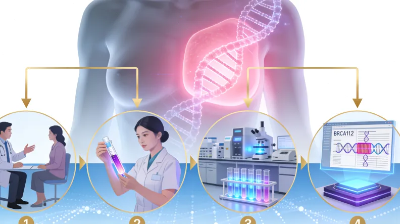医生与患者沟通基因检测报告