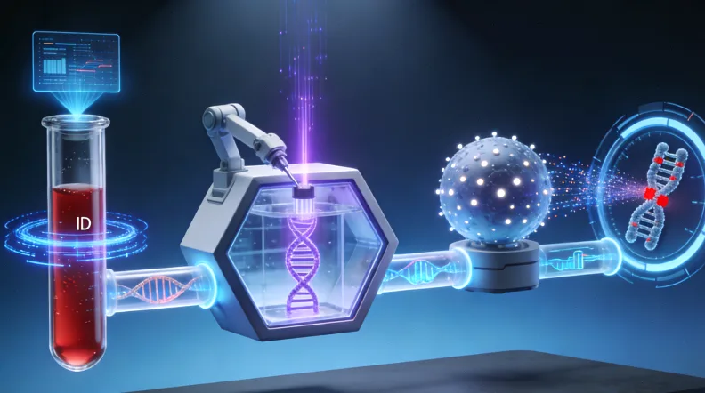 膀胱癌基因检测标准流程示意图