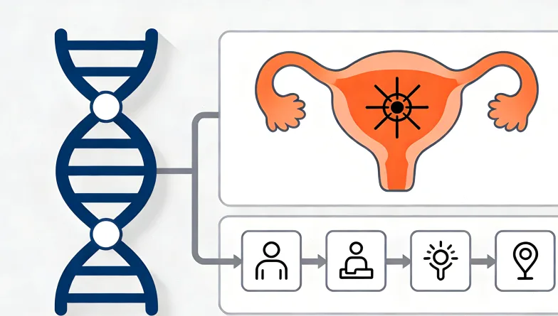 脑胶质瘤基因检测核心流程示意图