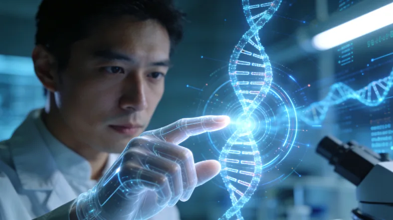 基因检测报告关键信息区域标注示例