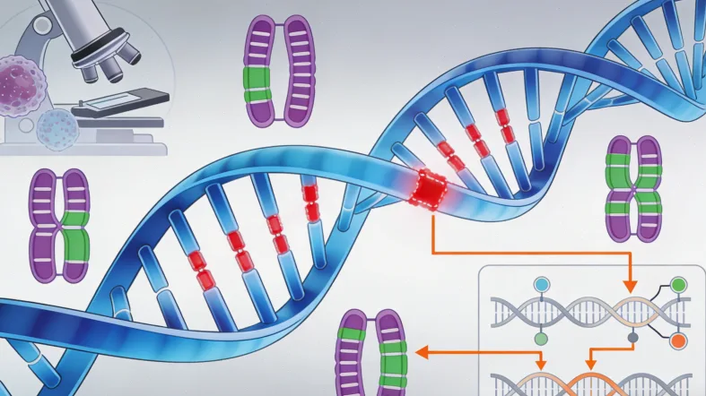 卵巢癌基因检测核心基因BRCA示意图