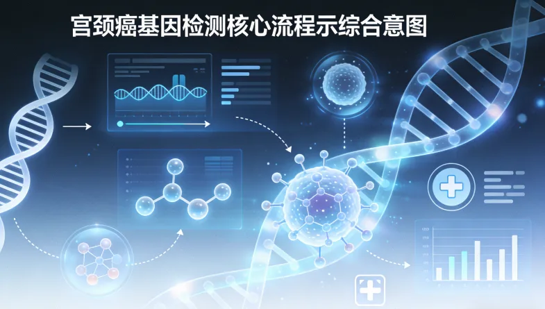 脑胶质瘤基因检测核心项目示意图