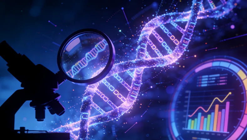 脑胶质瘤基因检测核心基因示意图