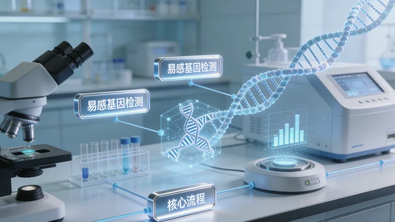 结直肠癌基因检测核心价值示意图