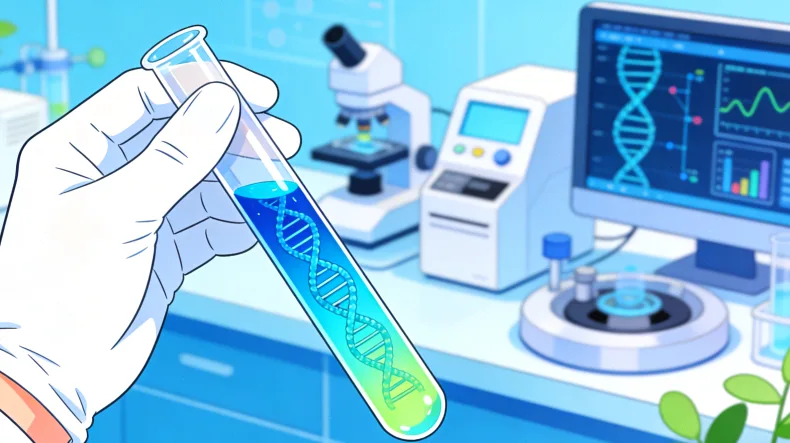 膀胱癌基因检测无创采样示意图