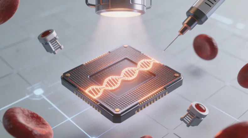 子宫内膜癌基因检测全流程示意图