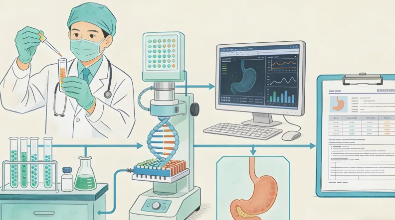 脑肿瘤基因检测全流程示意图
