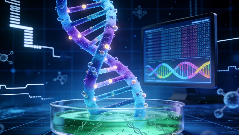 结直肠癌基因检测核心流程示意图