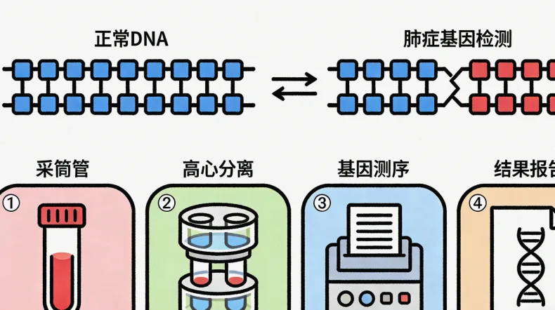 子宫内膜癌基因检测核心步骤流程图