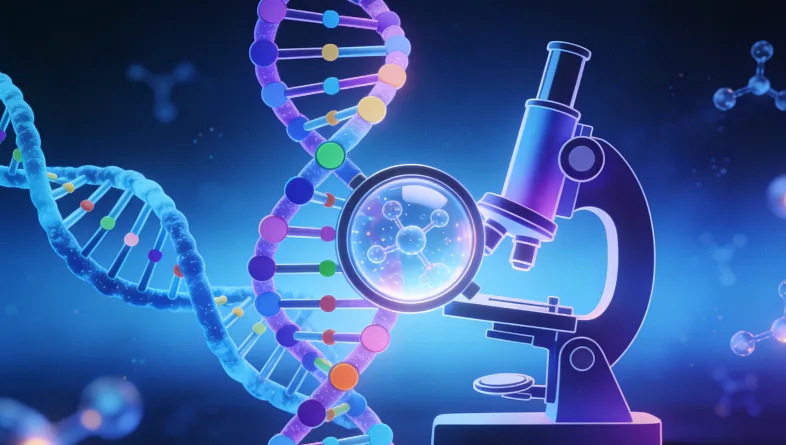 专业人员进行样本采集操作示意