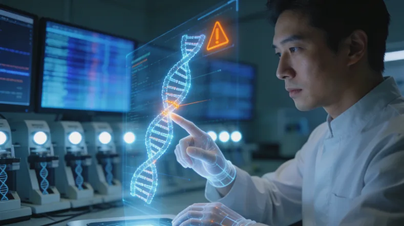 结直肠癌基因检测核心流程示意图