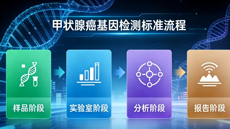 前列腺癌基因检测全流程示意图