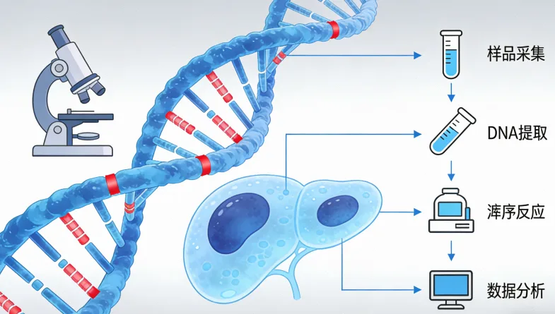 GIST基因检测核心基因示意图
