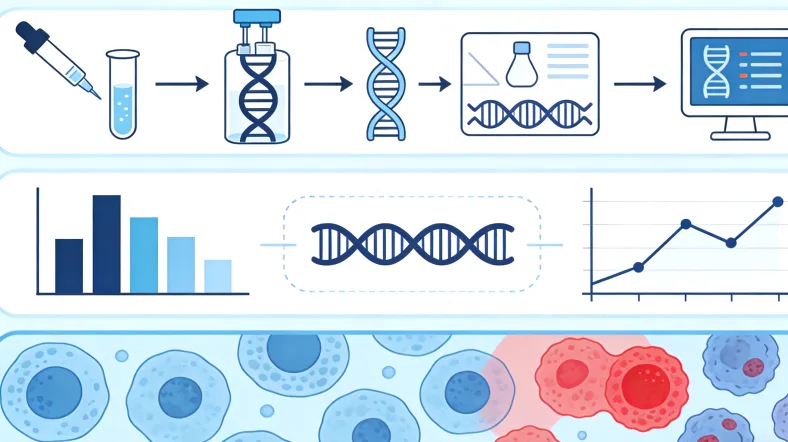 基因检测从样本到报告的完整流程框图