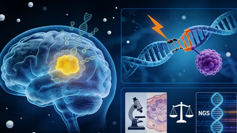 胃癌基因检测核心流程示意图