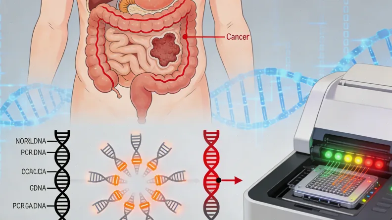 结直肠癌基因检测核心流程示意图
