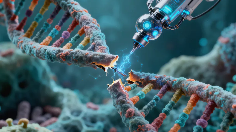 白血病基因检测核心流程示意图