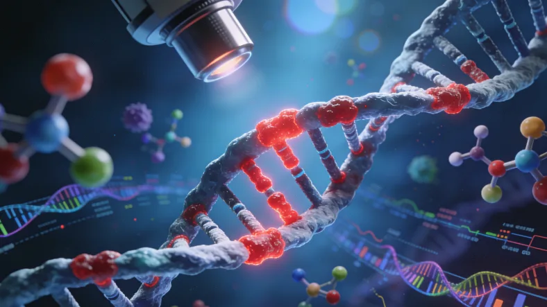 胰腺癌基因检测核心流程示意图