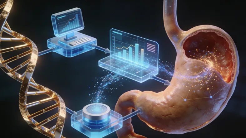 基因检测采样流程示意图