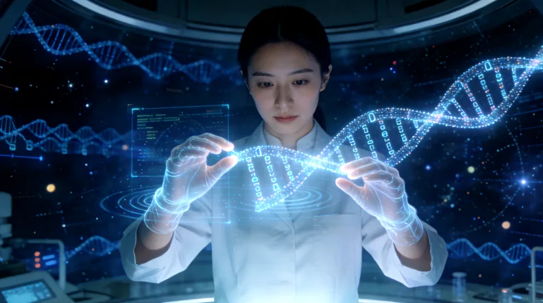 BRCA基因修复DNA损伤的生动卡通图解