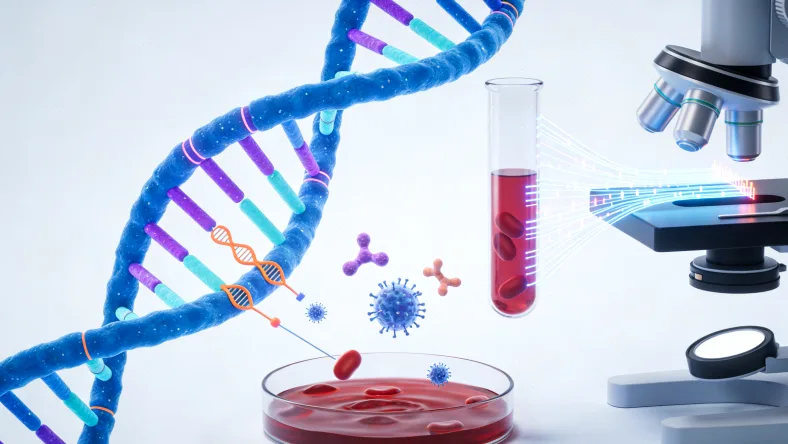 基因检测样本采集与转运流程示意图