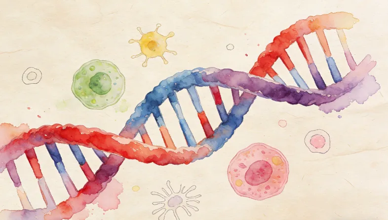 基因检测报告关键信息解读示例图