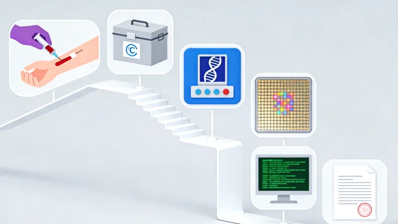 肝癌基因检测精准治疗示意图