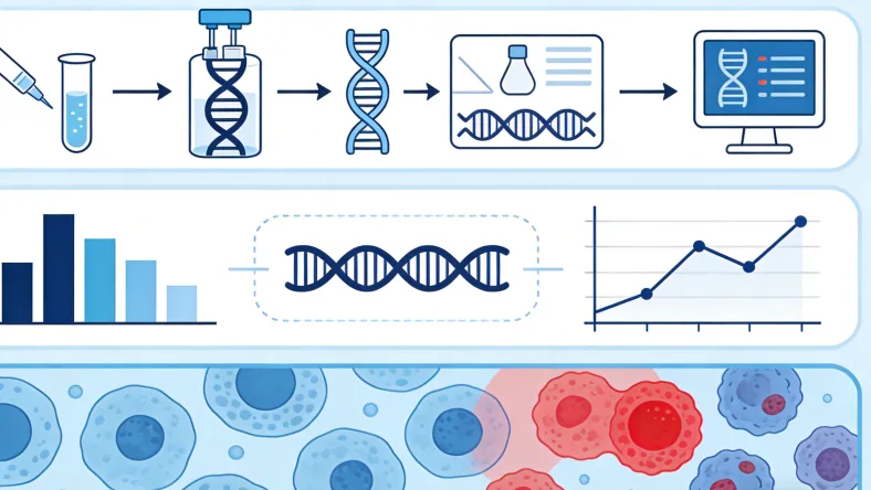 肺癌基因检测核心靶点示意图