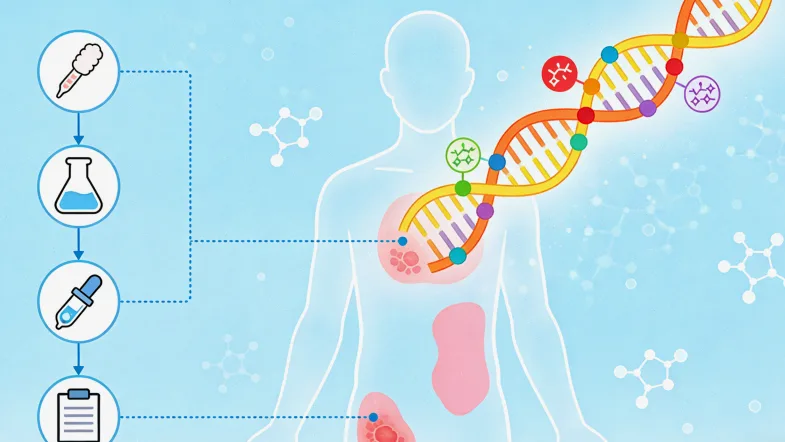 遗传性卵巢癌家族图谱示意图