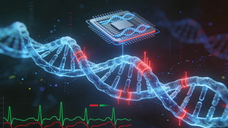 基因检测从抽血到报告的流程图示